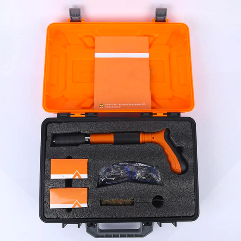 Pistola de fijación 3 en 1 sin cable + 100 clavos para hormigón