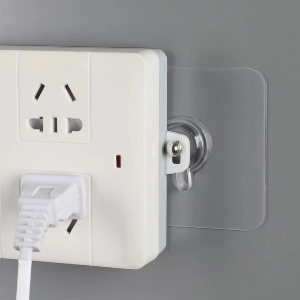 Gancio trasparente per montaggio a parete gratuito (20 pezzi)